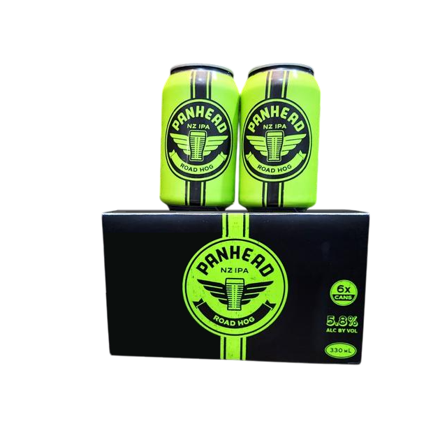 . Panhead Road Hog NZ IPA 6 Pack 330mL Cans (New) (Early July)