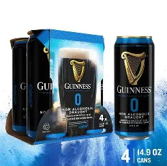 Guinness 0.0% 4 Pack 440mL Cans (New)