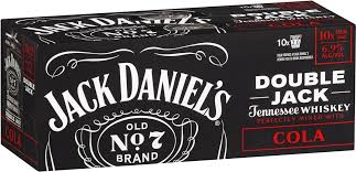 Jack Daniels 6.9% Double Jack 10 Pack 375L Cans (Supplier Deleting)