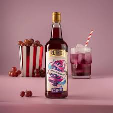 Retro's Grape Bubblegum Cordial 750ml (New)