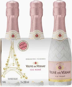 Veuve Du Vernay Ice Rosé 3 Pack 200mL Bottles