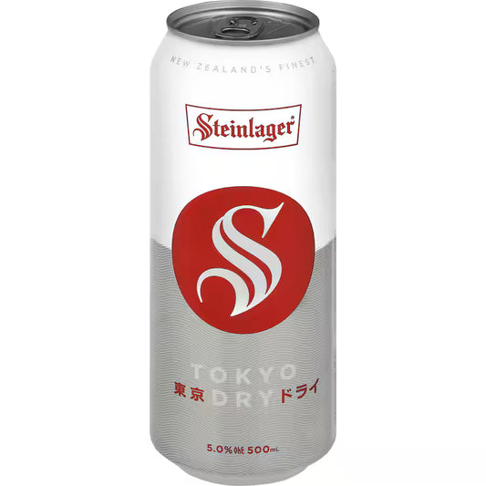 Steinlager Tokyo Dry 5% 500mL Can (Single Can)