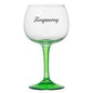 Tanqueray Green Copa Glass