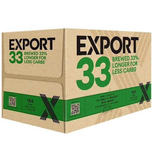 Export 33 15 Pack 330ml Bottles - Thirsty Liquor Tauranga