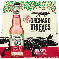 Orchard Thieves Cider Berry 12 Pack 330ml Bottles - Thirsty Liquor Tauranga