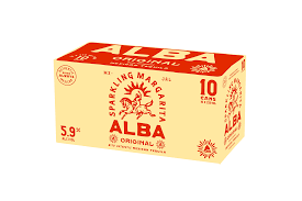 Alba Sparkling Tequila 5.9% 10 Pack 250ml Cans - Thirsty Liquor Tauranga
