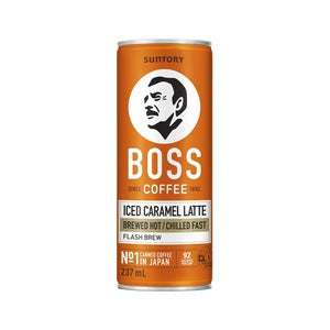 Boss Coffee Iced Caramel Latte 237mL (New)