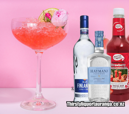 Master of Mixes Strawberry Daiquiri/Margarita Cocktail Mix 1 Litre