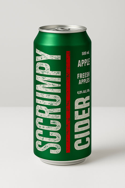 Scrumpy Cider Apple 8.2% 500mL (1x Single Can) (New)