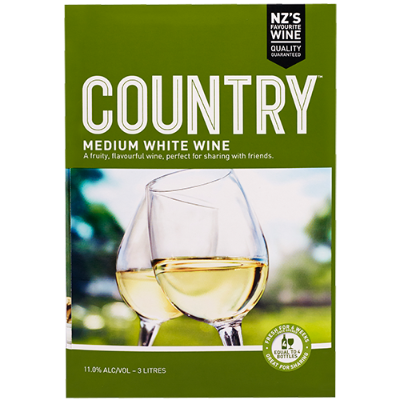 .  Country Medium White Cask 3 Litres