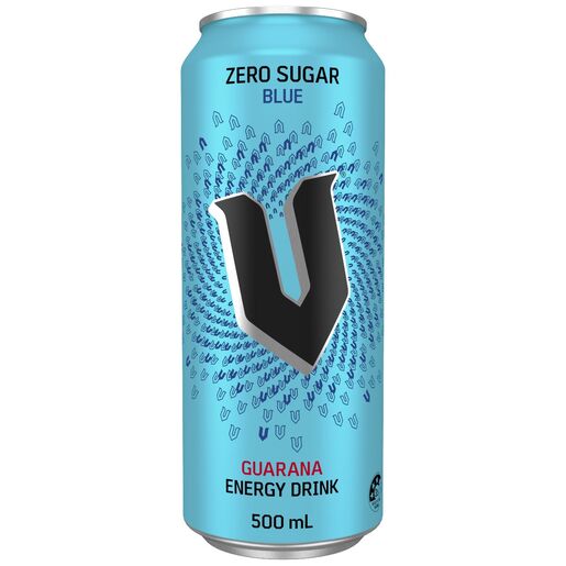 V Energy 500mL Blue Sugarfree Blue Can