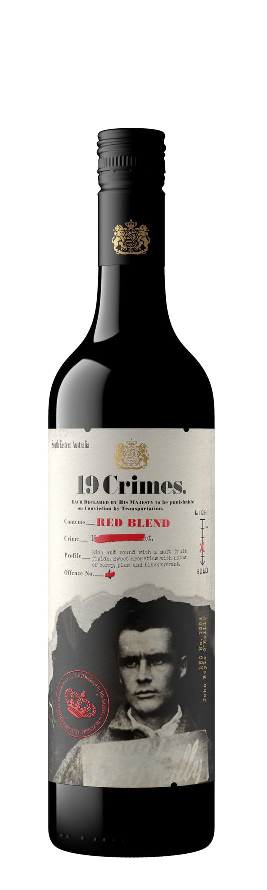 19 Crimes Red Blend 750mL (2 for $32.00) (Mix any 19 Crimes)