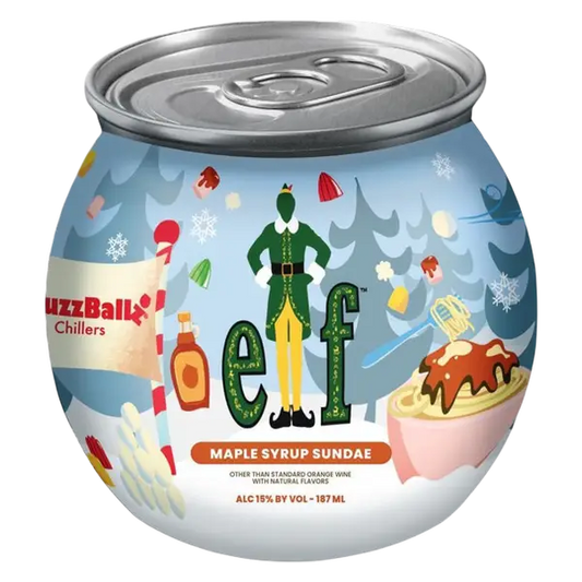 BuzzBallz Chiller 15% Maple Syrup Sundae 187mL (New) - (Available instore only - not sold as singles)