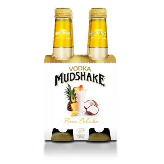 Mudshake Pina Colada 4 Pack 270ml Bottles