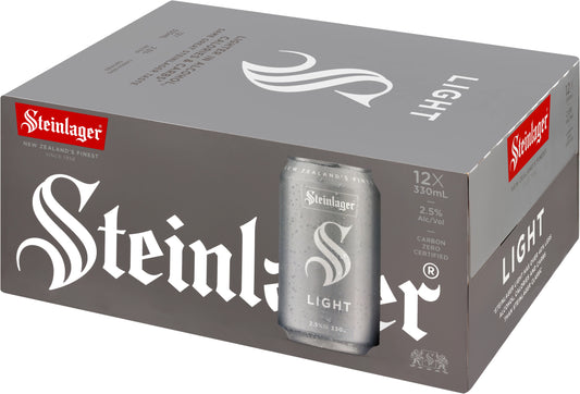Steinlager Light 12 Pack 330Ml Cans (New)
