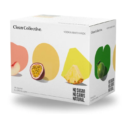 Clean Collective Mixed 5% 6 Pack 250mL Cans (New)