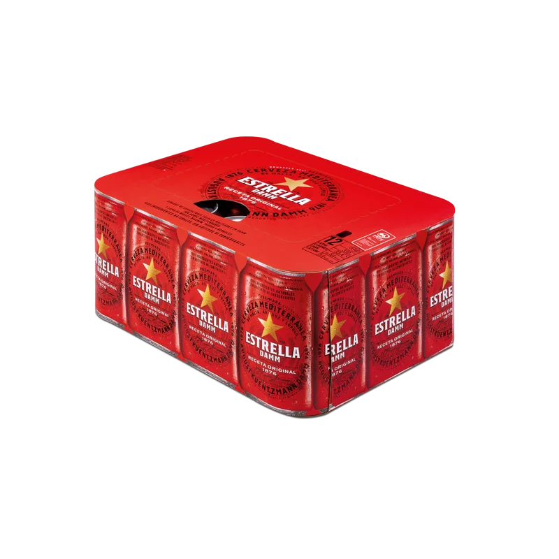 Estralla Damm 12 Pack 330mL Cans (New) Limited Edition
