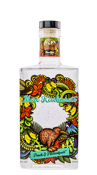.  Lady H Miri Kirihimete Snowglobe Peach & Passionfruit Gin 700mL  (New)