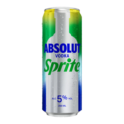 Absolut & Sprite 6 Pack 250mL Cans (HO-BS)