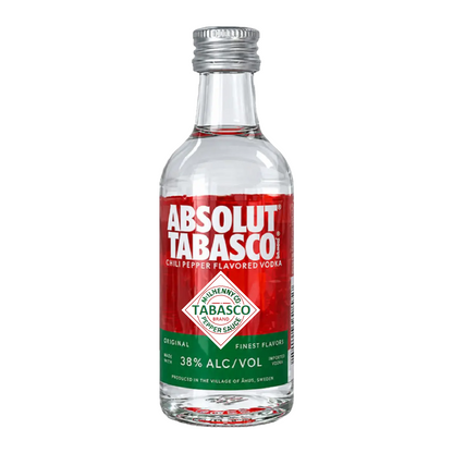 Absolut Vodka Tabasco 50mL Miniature (New)