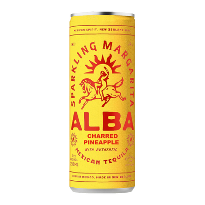 Alba Sparkling Charred Pineapple Margarita 10 Pack 250mL Cans (New)