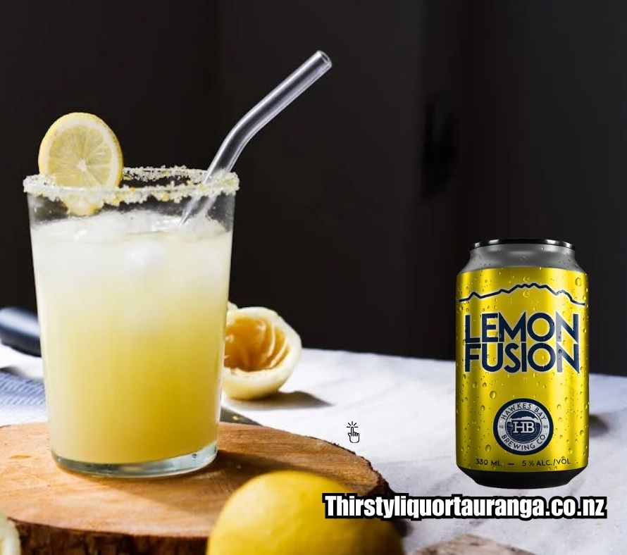 HBBC Hard Lemon Fusion 4 Pack Cans 330mL (New)