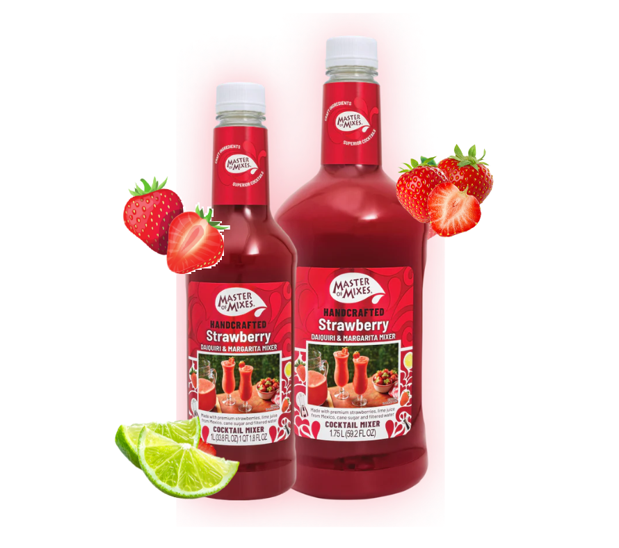 Master of Mixes Strawberry Daiquiri/Margarita Cocktail Mix 1 Litre