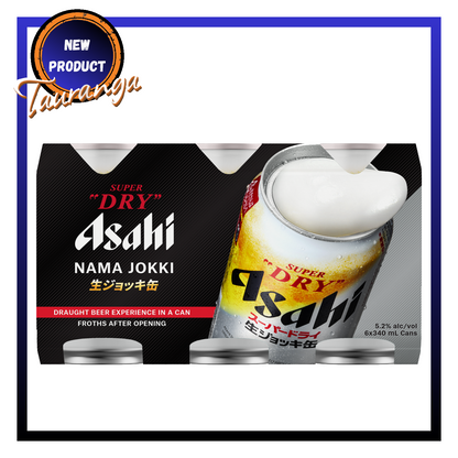 Asahi Nama Jokki 6 Pack 340mL Cans
