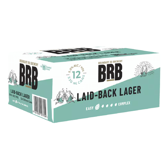 BRB Laid-Back Lager 12 Pack 330ml Cans (New)