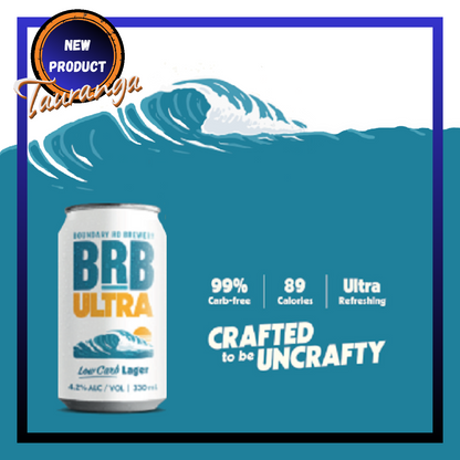 BRB Ultra Low Carb Lager 10 Pack 330mL Cans (New)