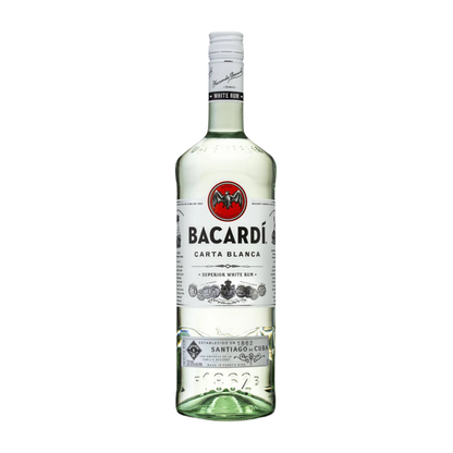 Bacardi White Rum 1 Litre - Thirsty Liquor Tauranga