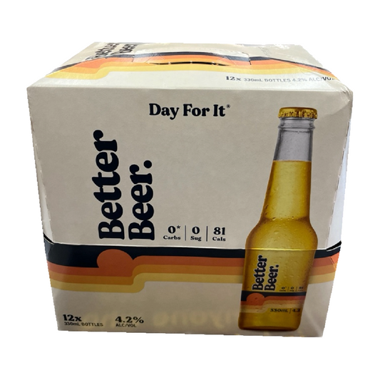 Better Beer Zero Carb 12 Pack 330ml Bottles
