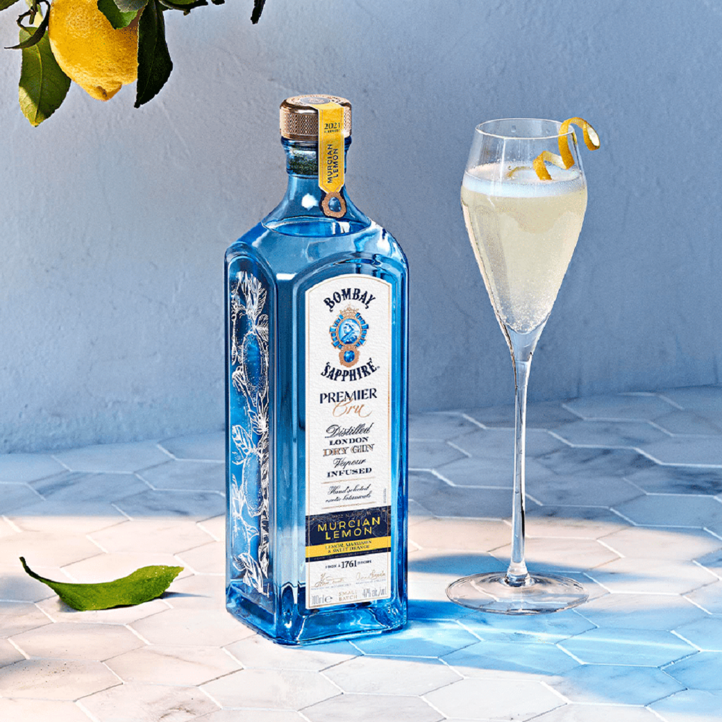 Bombay Sapphire Premier Lemon Cru Gin 700ml