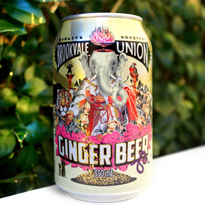 . Brookvale Union Alcoholic Ginger Beer 4% 6 Pack 330ml Cans (New) (Due Early June)