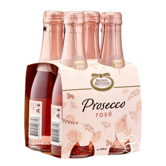 Brown Brothers Prosecco Rose 4 Pack 250ml
