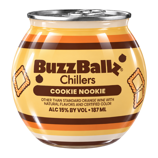 BuzzBallz Chillers 15% Cookie Nookie 187mL (New)