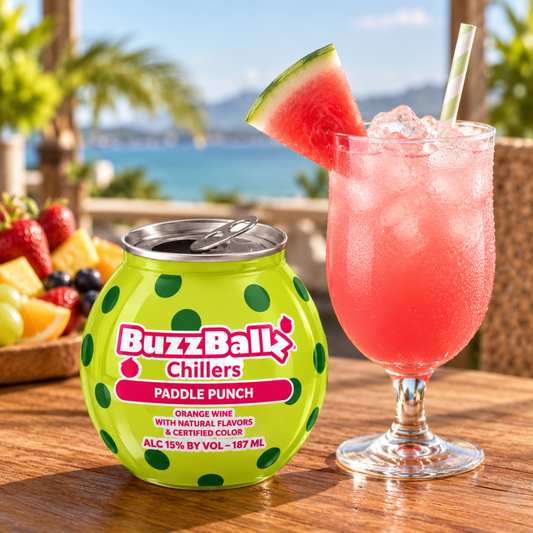 BuzzBallz Chillers 15% Pickleball (Watermelon) 187mL (New)