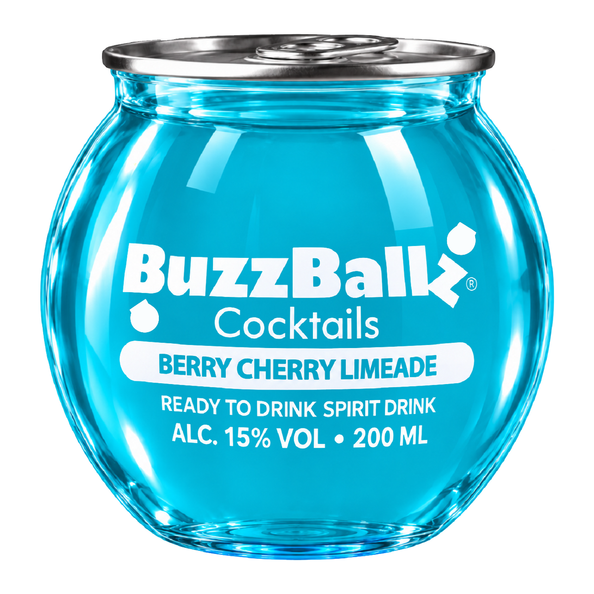 BuzzBallz Cocktails 15% Berry Cherry Limeade 200mL - (Available instore only - not sold as singles)