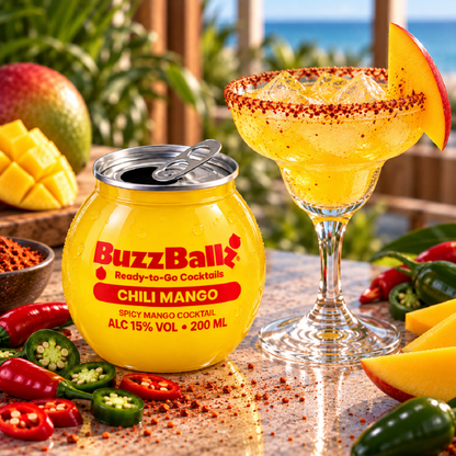 BuzzBallz Cocktails 13.5% Mango Chilli 200mL