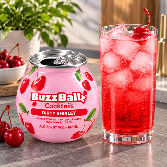 BuzzBallz Cocktails 15% Dirty Shirley 187mL (New)