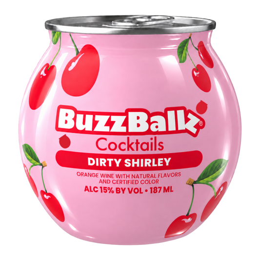 BuzzBallz Cocktails 15% Dirty Shirley 187mL (New)