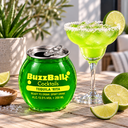 BuzzBallz Cocktails 13.5% Tequila Rita 200mL - (S-OOS)