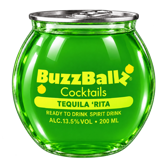 BuzzBallz Cocktails 13.5% Tequila Rita 200mL - (S-OOS)