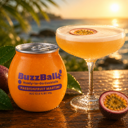 BuzzBallz Pornstar Passionfruit Martini 200mL  (New)