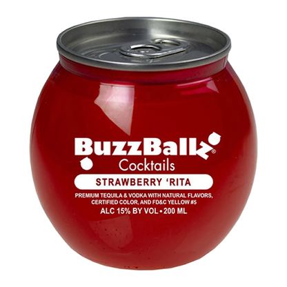 BuzzBallz Strawberry Rita 200mL (New-TLT)