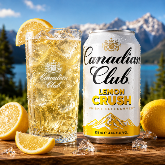 Canadian Club 4.8% Lemon Crush 10 Pack 330mL Cans (New) (HO-BS)