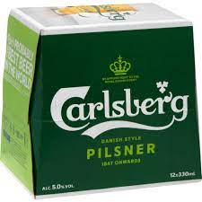 Carlsberg Pilsner 12 Pack 330ml Bottles