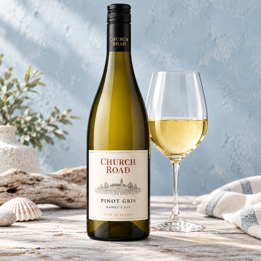 Church Road Pinot Gris 750mL (New-TLT) - (HO-BS)