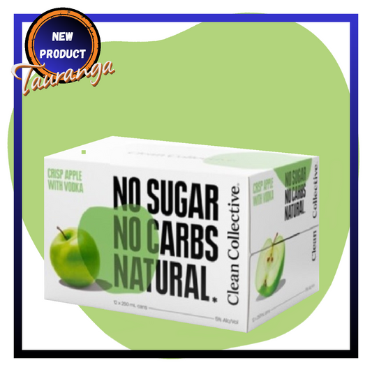 Clean Collective Crisp Apple 5% 12 Pack 250mL Cans