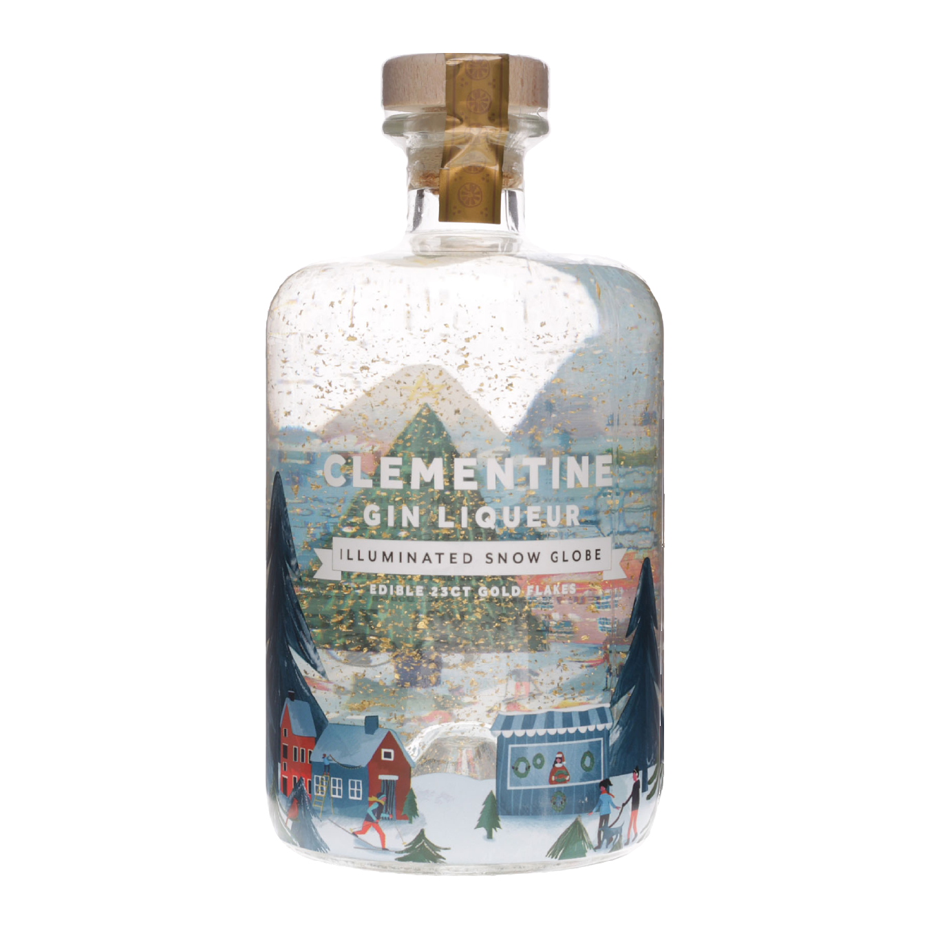 Clementine Gin Liquor Snow Globe 700mL (Seasonal) - (TLT-EOL)